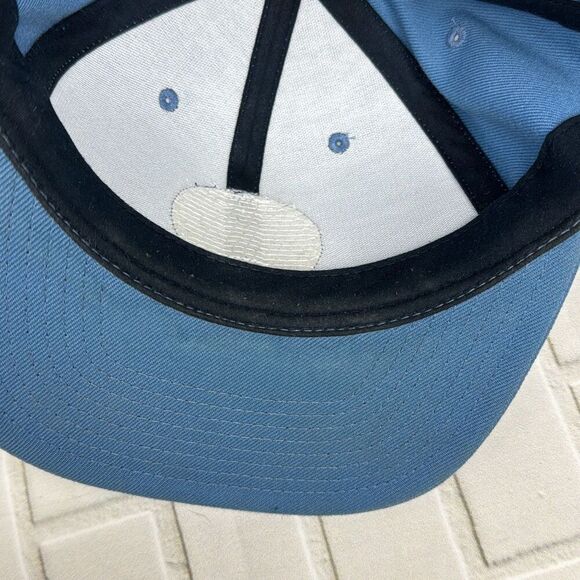 RVCA Hat Navigate Light Blue Mens Baseball Cap Domestic Snapback Logo - Picture 8 of 10